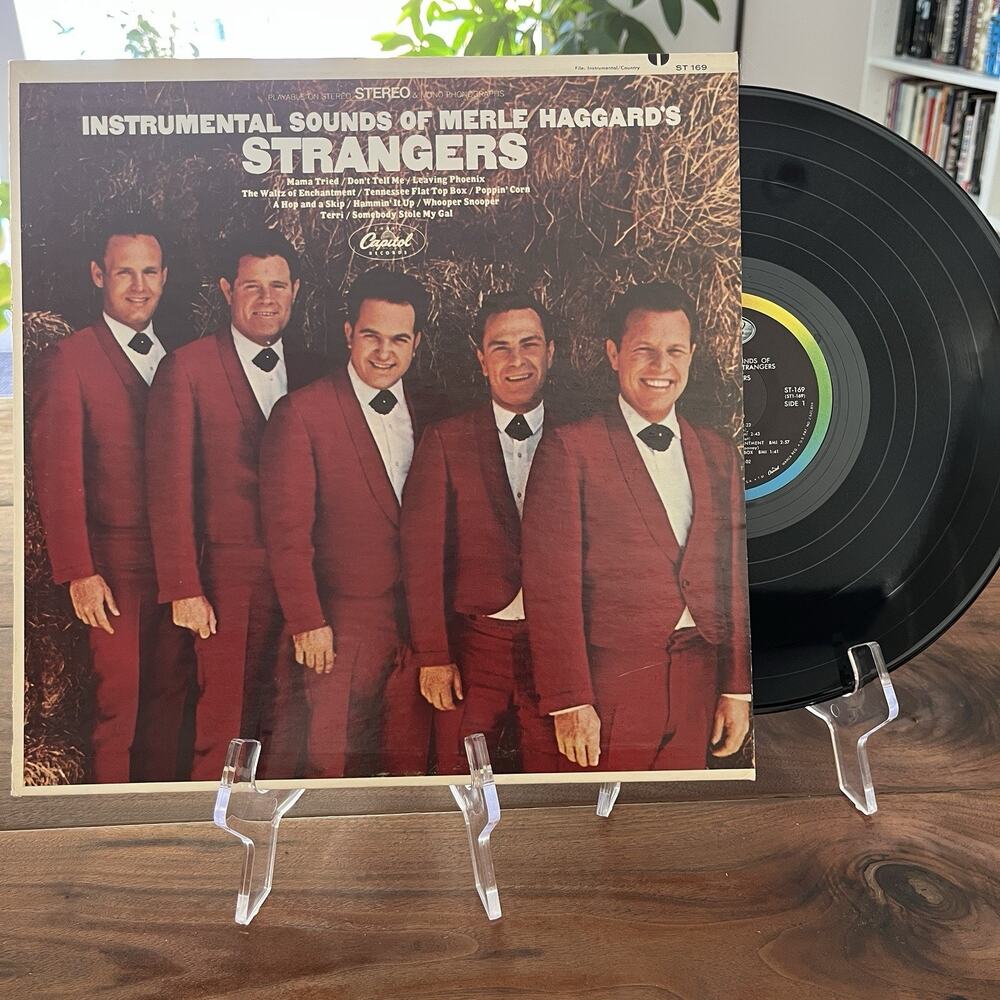 Instrumental Sounds Of Merle Haggard's Strangers Vinyl LP 1969 Capitol ST-169